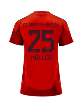 Bayern Munich Thomas Muller #25 Replika Hemmakläder Dam 2024-25 Kortärmad